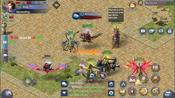 game 2d online - Tam Giới Phân Tranh Mobile